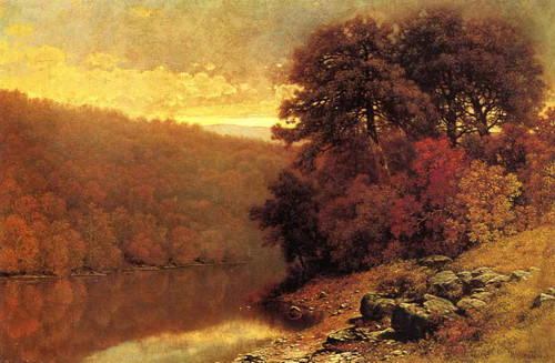 October On Great Otter Creek, Vermont By William Mason Brown