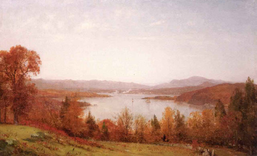 October On The Hudson Near West Point By Thomas Worthington Whittredge