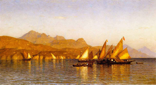Off The Coast Of North Africa By Samuel Colman