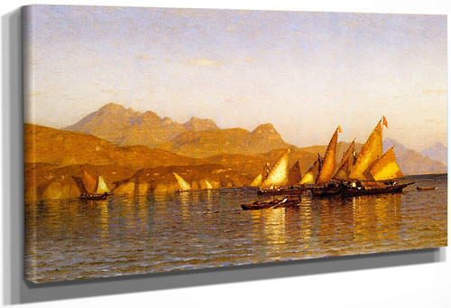 Off The Coast Of North Africa By Samuel Colman