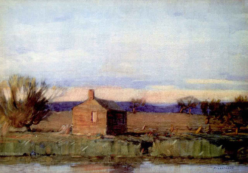 Old Schoolhouse By William Langson Lathrop