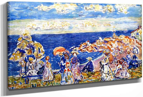 On The Beach By Maurice Prendergast