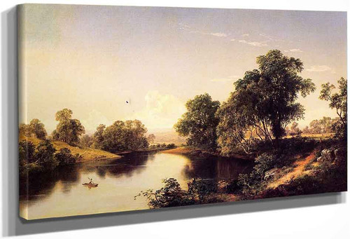 On The Esopus Creek, Ulster County, New York By David Johnson