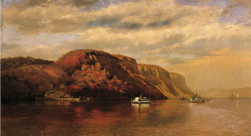 On The Hudson By John George Brown By John George Brown