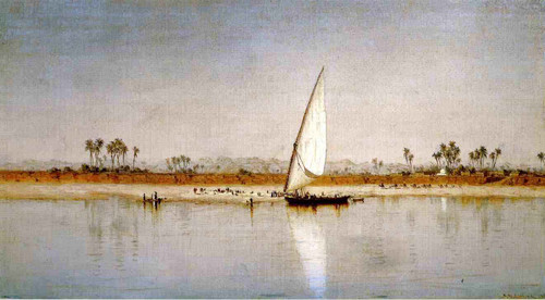 On The Nile By Sanford Robinson Gifford