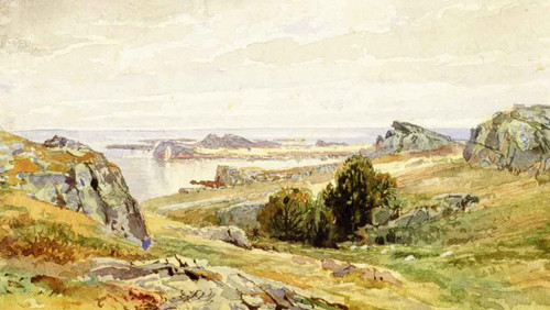 On The Ocean Drive, Newport By William Trost Richards By William Trost Richards On The Ocean Drive, Newport By William Trost Richards By William Trost Richards
