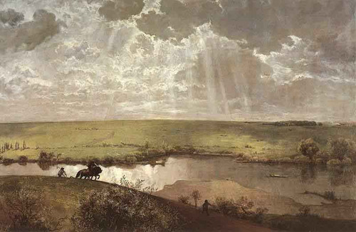 On The River Main By Hans Thoma