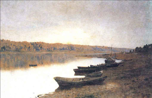 On The River Volga By Isaac Levitan On The River Volga By Isaac Levitan