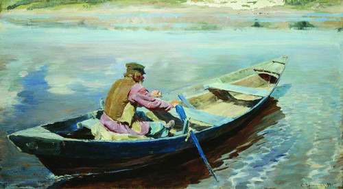 On The River By Sergei Arsenevich Vinogradov Russian 1869 1938