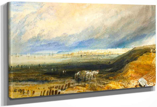 Oyster Beds At Whitstable, Kent By Joseph Mallord William Turner