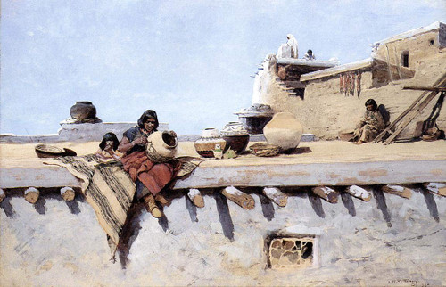 Painting Pots By Henry F. Farny By Henry F. Farny