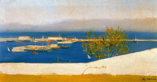 Paisaje De Costa By Ramon Casas I Carbo