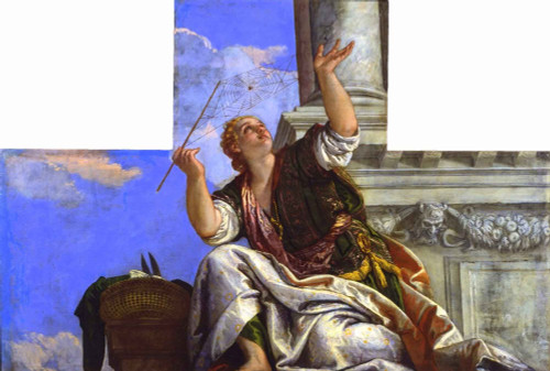 Palazzo Ducale Allegories Of The Virtues Dialectics With A Cobweb By Paolo Veronese