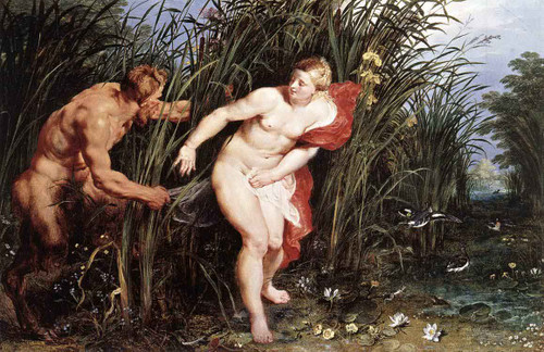 Pan And Syrinx By Peter Paul Rubens