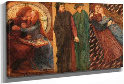 Paolo And Francesca Da Rimini By Dante Gabriel Rossetti