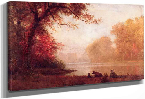 Passaic River By Albert Bierstadt