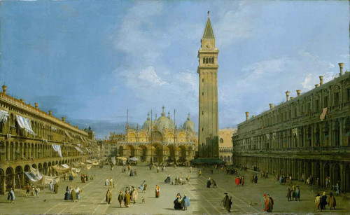 Piazza San Marco1 By Canaletto By Canaletto
