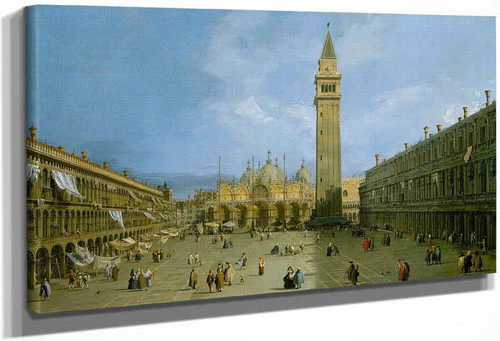 Piazza San Marco1 By Canaletto By Canaletto