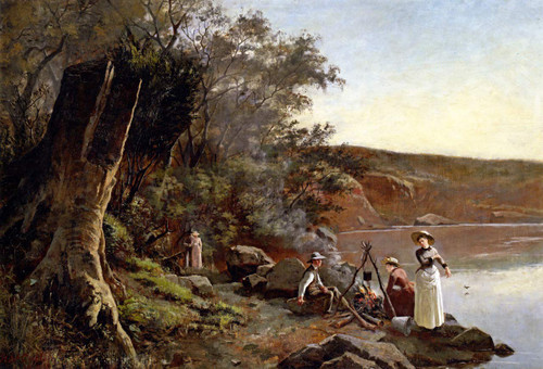 Picnic At Studley Park By Frederick Mccubbin