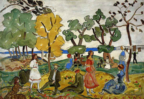 Picnic By Maurice Prendergast