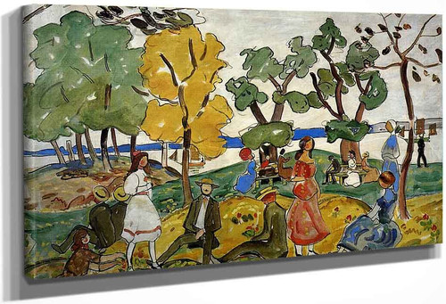 Picnic By Maurice Prendergast