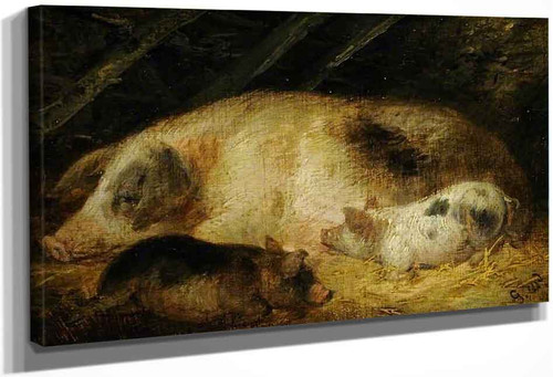 Pigs2 By George Morland