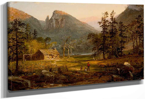 Pioneer's Home, Eagle Cliff, White Mountains By Jasper Francis Cropsey By Jasper Francis Cropsey