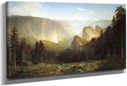 Piute Camp, Great Canyon Of The Sierra, Yosemite By Thomas Hill By Thomas Hill