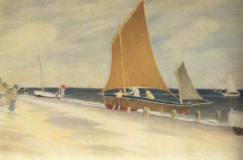 Pleasures Of The Seaside By Joseph Edward Southall