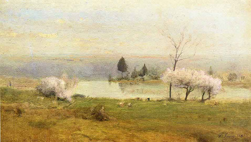 Pond At Milton On The Hudson 1 By George Inness By George Inness