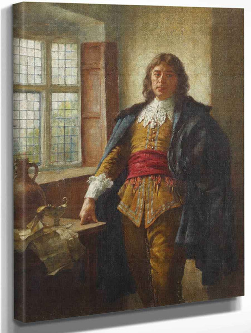 A Gentleman By A Window By William Arthur Breakspeare