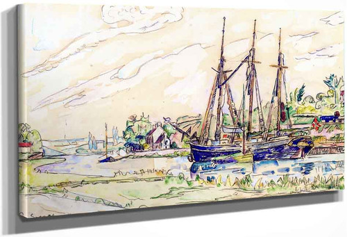 Pontrieux By Paul Signac