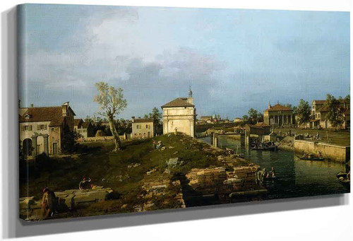 Porta Portello, Padua By Canaletto By Canaletto