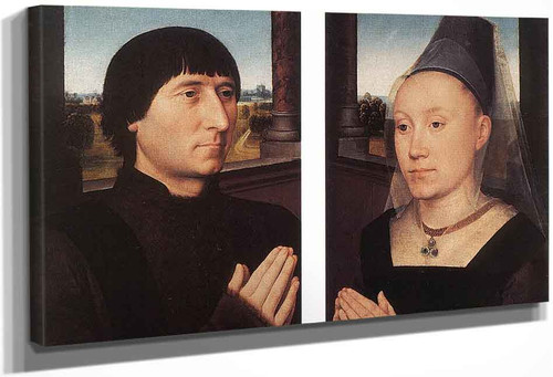 Portraits Of Willem Moreel And His Wife By Hans Memling