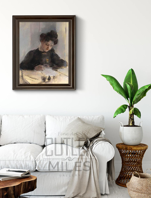 A Girl Sketching By Sir William Orpen By Sir William Orpen