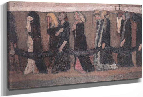 Procession Of Wailing Women By Paula Modersohn Becker