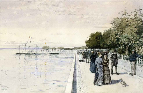 Promenade By Frederick Childe Hassam Promenade By Frederick Childe Hassam