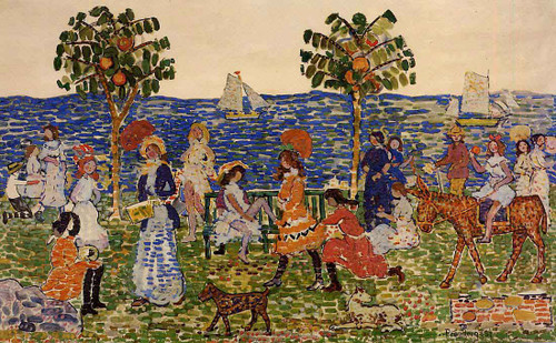 Promenade By Maurice Prendergast