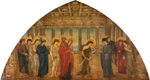 Psyche Entering The Portals Of Olympus By Sir Edward Burne Jones