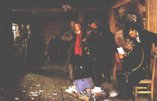 Putting A Propagandist Under Arrest. By Ilia Efimovich Repin