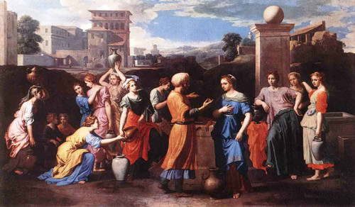 Rebecca At The Well By Nicolas Poussin Rebecca At The Well By Nicolas Poussin