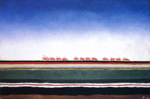 Red Calvary By Kasimir Malevich