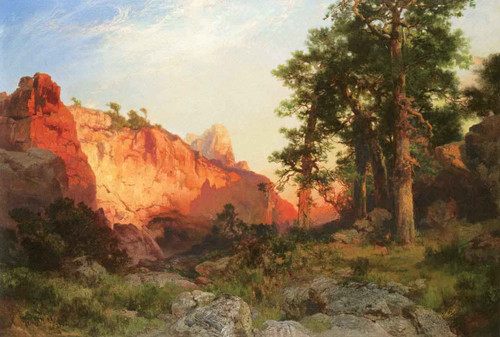 Red Rock, Arizona By Thomas Moran