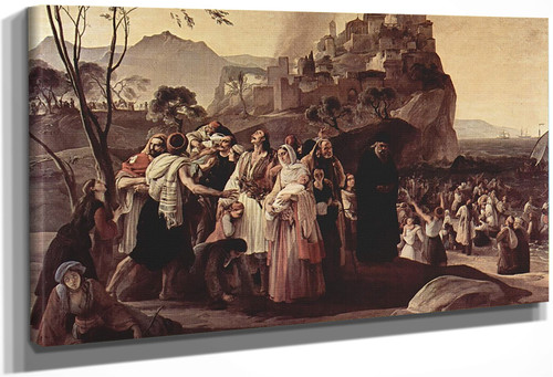 Refugees Of Parga By Francesco Paolo Hayez