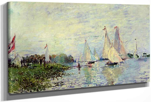 Regatta At Argenteuil1 By Claude Oscar Monet
