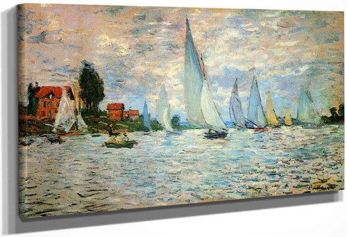 Regatta At Argenteuil2 By Claude Oscar Monet