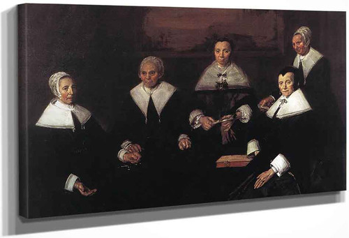 Regentesses Of The Old Men's Almshouse 1 By Frans Hals By Frans Hals