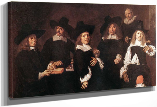 Regents Of The Old Men's Alms House 1 By Frans Hals By Frans Hals