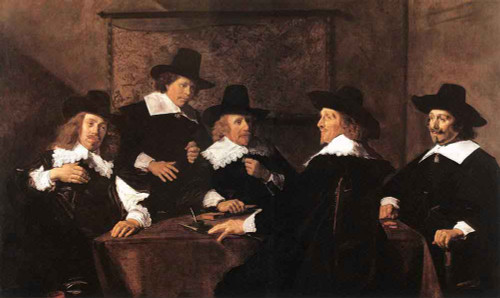 Regents Of The St Elizabeth Hospital Of Haarlem 1 By Frans Hals By Frans Hals