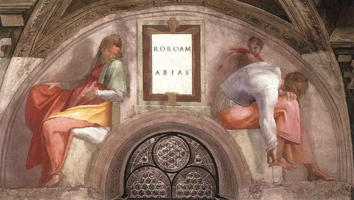 Rehoboam Abijah By Michelangelo Buonarroti By Michelangelo Buonarroti Rehoboam Abijah By Michelangelo Buonarroti By Michelangelo Buonarroti